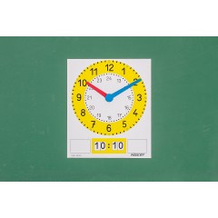 Wissner® aktiv lernen Folienuhr magnetisch fur die Tafel Фольгированные магнитные часы для доски.