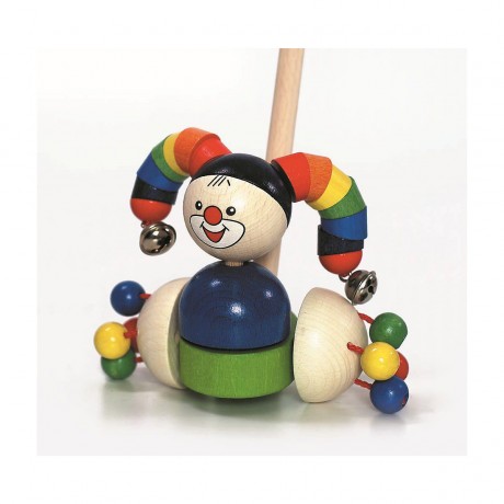 HESS Holzspielzeug Schiebefigur Harlekin Деревянная игрушка раздвижная фигурка Арлекин