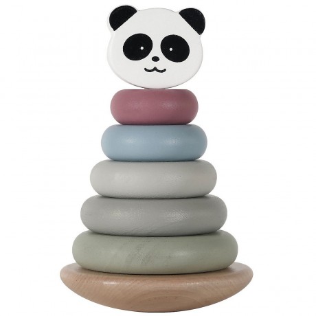 KINDSGUT Stapelturm Panda Stapelspielzeug Игрушка для укладки панды