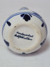 Ваза винтажная Delft Blue, синий цветочный декор, фарфор, 15.5 см, Нидерланды, 1960-70гг.