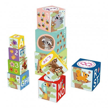 solini Stapelwurfel Waldfreunde Сборный куб лесных друзей