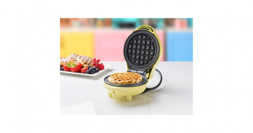 Bestron Bestron Mini-Waffelautomat AMW500V, Waffeleisen gelb, 550 Watt gelb Мини-вафельница Bestron AMW500V, вафельница желтая, 550 Вт