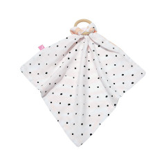 Motherhood Schmusetuch mit Beissring aus Holz Одеяло с деревянным кольцом для прорезывания зубов