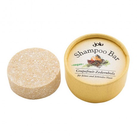 jolu Naturkosmetik Shampoo Bar Grapefruit-Zedernholz 50g  Шампунь-батончик Грейпфрут Кедровый 50г