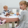 LittleTom Spieltisch rund inkl 1 Stuhl Rosa Игровой стол круглый включая 1 стул розовый