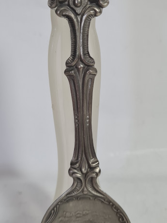 Ложка винтажная Frieling-Zinn, олово, 20.5 см, Германия, 1985 г.