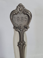 Ложка винтажная Frieling-Zinn, олово, 20.5 см, Германия, 1985 г.