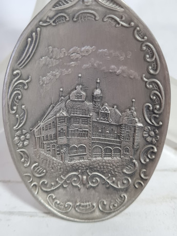 Ложка винтажная Frieling-Zinn, олово, 20.5 см, Германия, 1985 г.