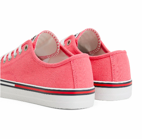 Tommy Jeans Essential Trainers Томми Джинс Женские Кеды текстильные, розовые