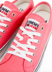 Tommy Jeans Essential Trainers Томми Джинс Женские Кеды текстильные, розовые