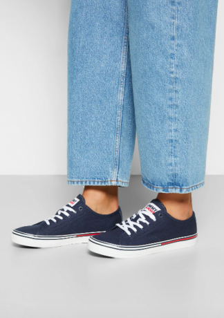 Tommy Jeans Essential Trainers Томми Джинс Женские Кеды текстильные, розовые