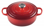 Le Creuset LE CREUSET Gourmet Br\u00e4ter Kirschrot SIGNATURE rot LE CREUSET Gourmet Br>4ter Cherry Red SIGNATURE