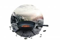 Fissler Fissler Pfanne Adamant Comfort 28cm ADAMANT schwarz Сковорода Фисслер Адамант Комфорт 28см АДАМАНТ