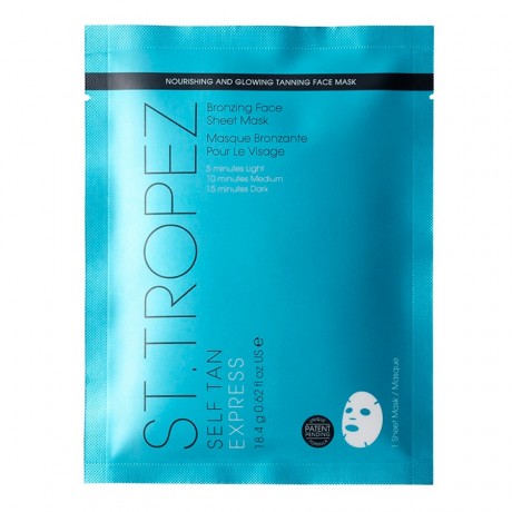 St.Tropez (Сан Тропе) Express Bronzing Face Sheet Mask Maske Self Tan, 1 шт.