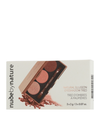 Nude by Nature Eyeshadow Trio Lidschatten Lidschatten, 03 rose 1 шт.