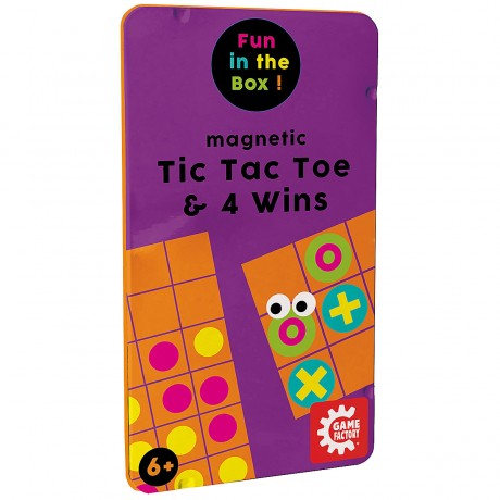 Game Factory Magnetic TicTacToe 4 Gewinnt Магнитные крестики-нолики Match 4