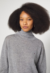 Tommy Hilfiger MOCK Jumper mid grey heather МАК джемперы средний серый вереск