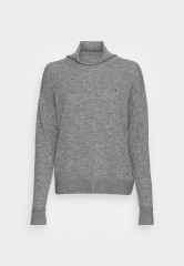 Tommy Hilfiger MOCK Jumper mid grey heather МАК джемперы средний серый вереск