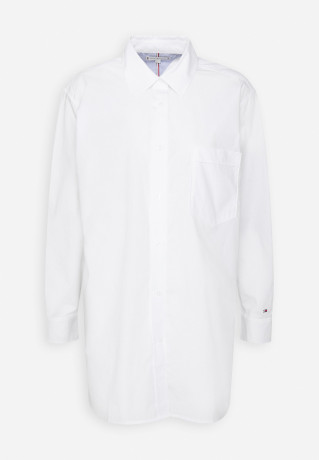 Tommy Hilfiger 1985 ORG CO POPLIN Button-down blouse optic white 1985 ORG CO POPLIN Блуза на пуговицах оптический белый