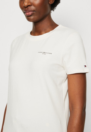 Tommy Hilfiger Basic T-shirt Weathered White Базовая футболка Выветрившийся белый