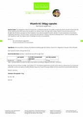 Krauterhaus Sanct Bernhardt Vitamin K2 200µg capsules, 120 капсул