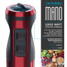 Arendo Arendo Stabmixer, 1000 W, Edelstahl Purierstab in rot, Handmixer mit Becher, stufenlose Regelung  Ручной блендер Arendo, 1000 Вт, очищающий стержень из нержавеющей стали красного цвета, ручной миксер с чашкой, бесступенчатое управление