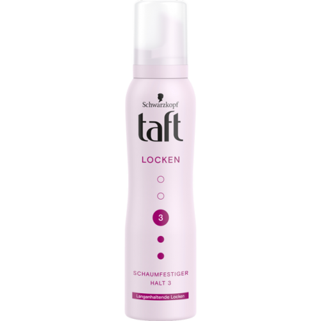 Schwarzkopf Taft Schaumfestiger Locken Haltegrad 3, Тафт Мусс для укладки локонов средней фиксации 3, 150 мл