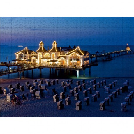 CALVENDO Puzzle CALVENDO Puzzle Seebrucke Пазл CALVENDO Пазл Морской мост