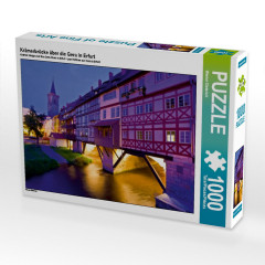 CALVENDO Puzzle CALVENDO Puzzle Kramerbrucke uber die Gera in Erfurt Пазл CALVENDO Puzzle Мост Крамера через Геру в Эрфурте
