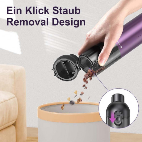 MOUTEN MOUTEN Akku-Handstaubsauger 16.000 PA leistungsstarker Heim- und Autostaubsauger (lila)  Беспроводной ручной пылесос MOUTEN, мощный пылесос для дома и автомобиля, 16 000 Па (фиолетовый)