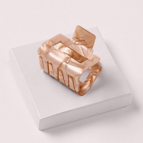 The Hair Edit Midcentury Claw Clip – Latte Marble  Зажим для когтей середины века Latte Marble