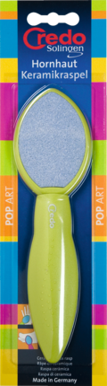 Credo Средство удаления грубой кожи на ногах, керамика, Hornhaut Keramikraspel Pop Art, 1 шт.