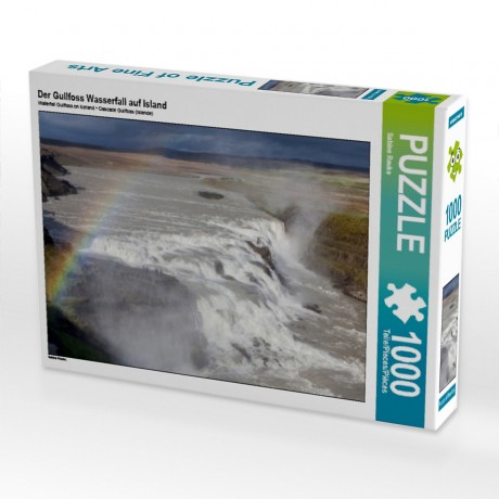 CALVENDO Puzzle CALVENDO Puzzle Der Gullfoss Wasserfall auf Island Пазл CALVENDO Puzzle Водопад Гульфосс в Исландии