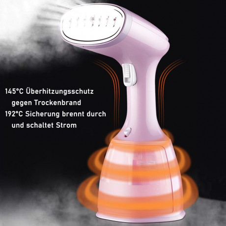 zggzerg zggzerg Dampfburste Dampfglatter 1500W, 300ml Dampfburste Steamer Dampfbugeleisen Kleidung  Паровая щетка zggzerg, парогладкая машина, 1500 Вт, 300 мл, отпариватель с паровой щеткой, паровой утюг для одежды