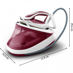 Tefal Tefal Dampfbugeleisen GV 9711 Pro Express Ultimate II Bugelstation weinrot metall/weiss  Паровой утюг Tefal GV 9711 Pro Express Ultimate II гладильная станция винно-красный металл/белый