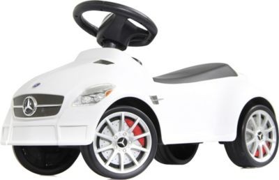 Jamara Rutscher Mercedes SLK55AMG weiss Райдер Mercedes SLK55AMG белый