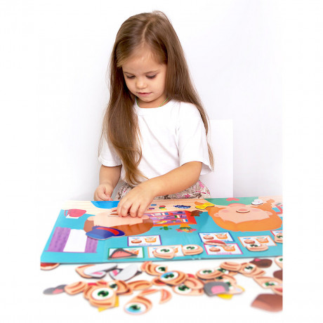 MAGNIKON Magnetspiel Emotionen Магнитные игровые эмоции