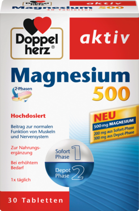 Doppelherz Магний 500 Таблетки, 30 шт
