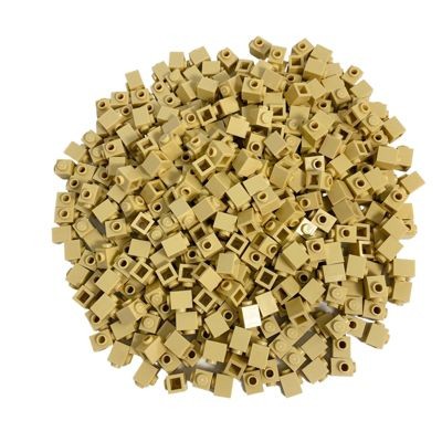 LEGO LEGO 1x1 Konverter Steine Beige - 50 Stuck - Tan bricks 87087 LEGO 1x1 Converter Bricks Beige — 50 штук — светло-коричневые кубики 87087