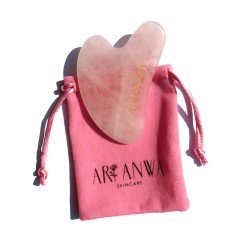 ARI ANWA Skincare Gua Sha Rosenquarz  Розовый кварц Гуа Ша