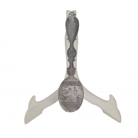 Ложка винтажная Frieling-Zinn, олово, 19.5 см, Германия, 1970-80гг.