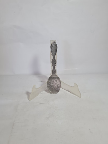 Ложка винтажная Frieling-Zinn, олово, 19.5 см, Германия, 1970-80гг.