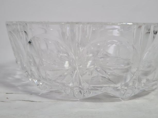 Набор вазочек винтажных Walther Glas, хрусталь, 2 шт., 17 см, Германия, 1970-80гг.