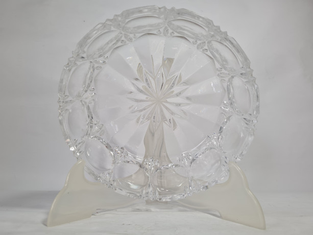 Набор вазочек винтажных Walther Glas, хрусталь, 2 шт., 17 см, Германия, 1970-80гг.