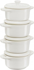 Staub Staub Cocotte Set 4-tlg. elfenbein Кокотный набор «Пыль» 4 шт.