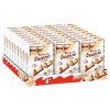 Kinder Bueno White 6 Riegel Кидер Буэно Вафельные трубочки с ореховой начинкой и молочным шоколадом 6 трубочек.x 27 шт., 1 упаковка, 3,5 кг