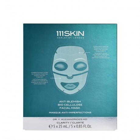 111Skin Anti Blemish Bio Cellulose Facial Mask Box  Коробка с биоцеллюлозной маской для лица Anti Blemish