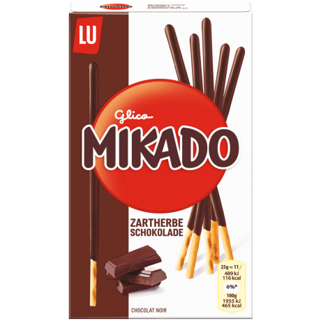 Mikado Zartherbe Schokolade Бисквитные печенье с шоколадом 75г