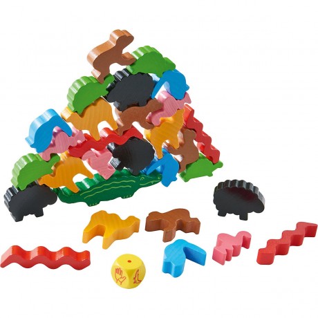 Haba HABA 305520 Tier auf Tier – Das wackelige Stapelspiel HABA 305520 Tier auf Tier