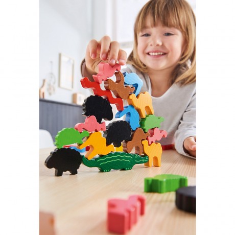 Haba HABA 305520 Tier auf Tier – Das wackelige Stapelspiel HABA 305520 Tier auf Tier